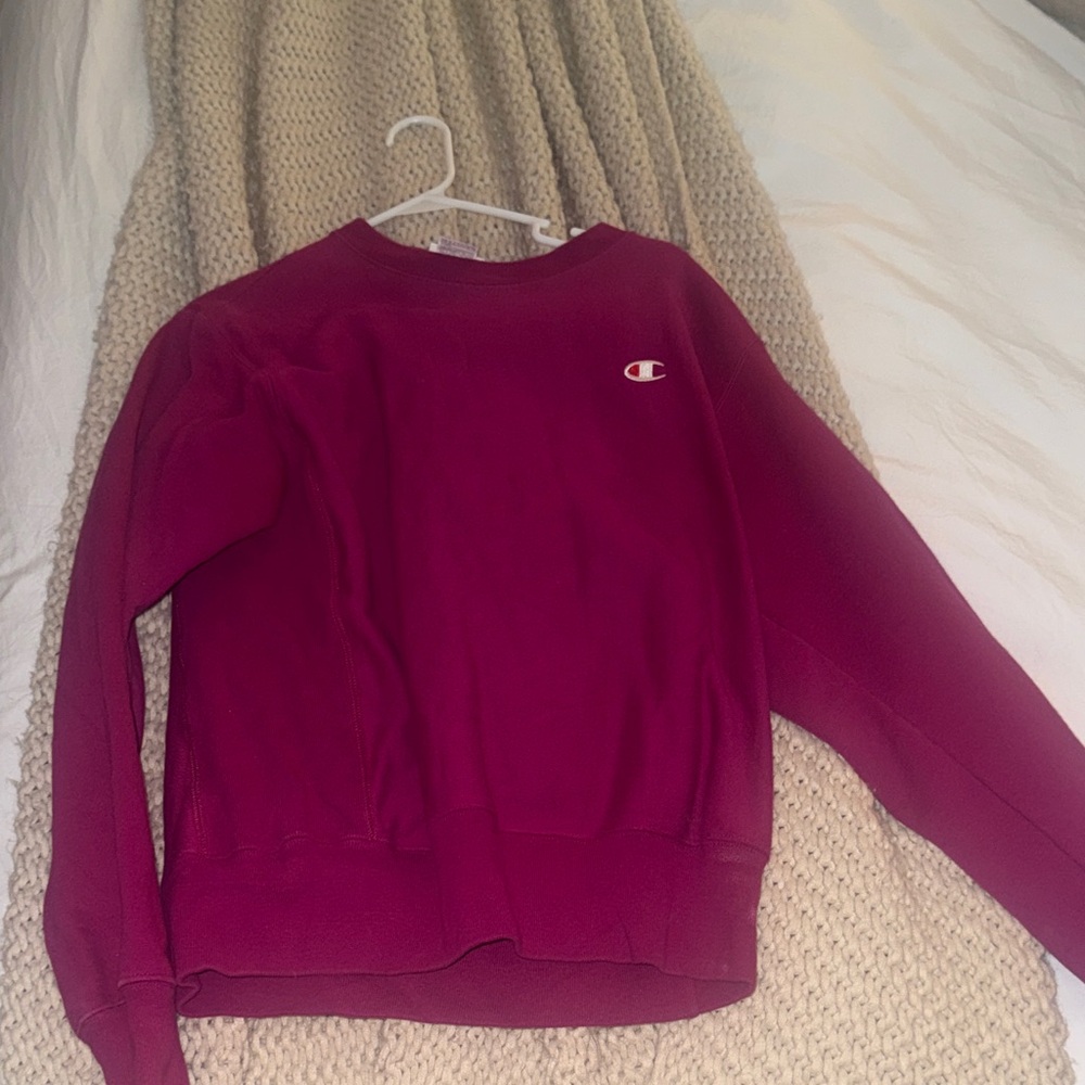 Champion Burgundy Crewneck Sweatshirt